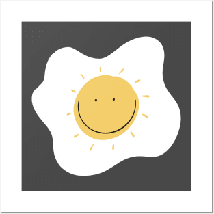 Happy Sunny Egg Posters and Art